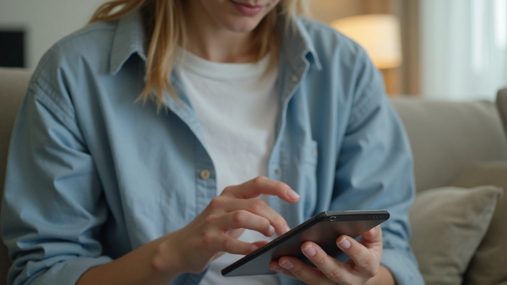 Person reviewing smartphone screen time analytics on their device dashboard with detailed usage statistics